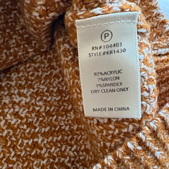 J.O.A. Cable Knit Sweater in Mustard - Picture 7 of 7